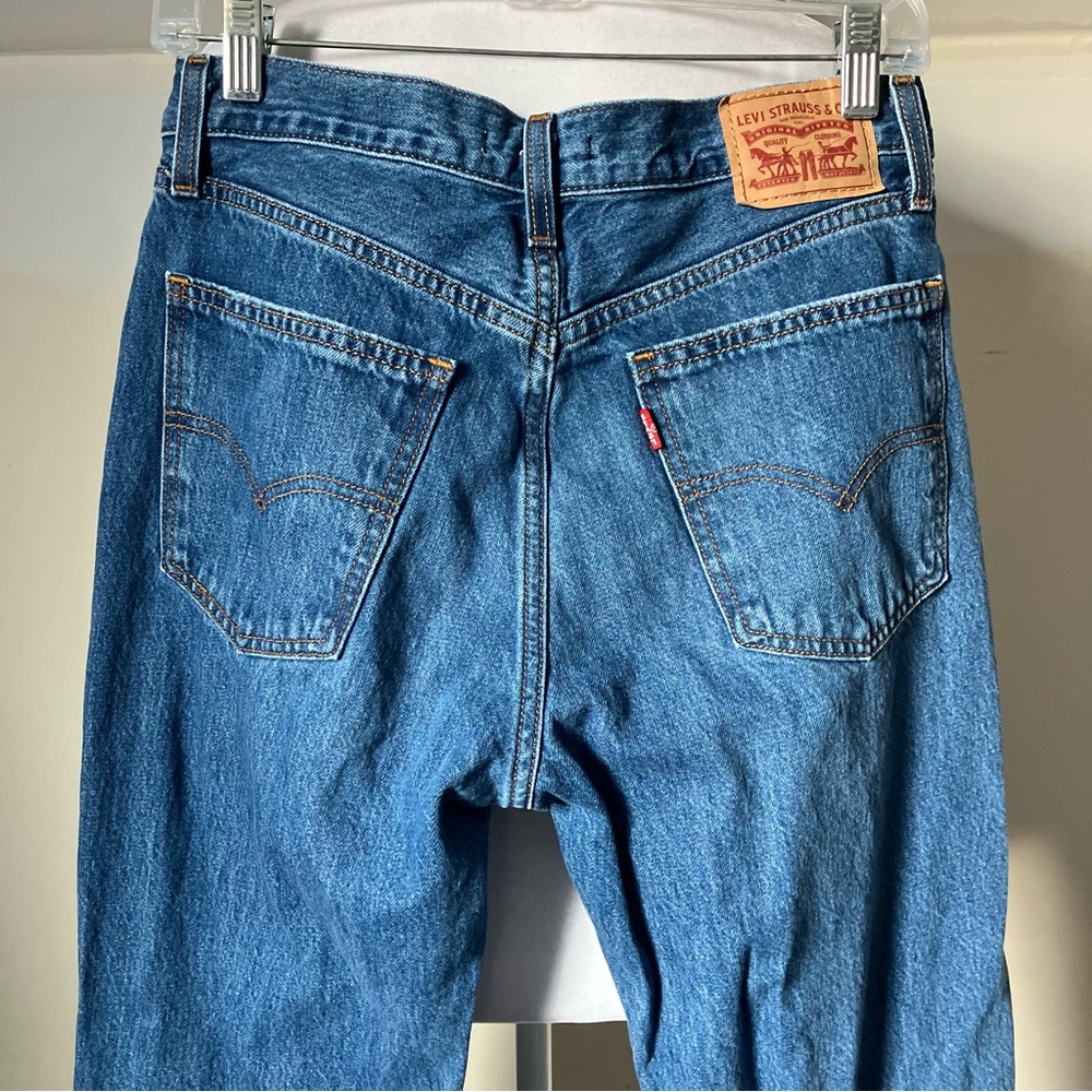 Levi’s Women’s Low Pro Straight Distressed Denim Jeans size 27 - Picture 9 of 10